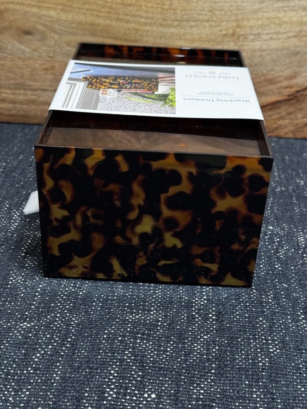 Threshold™ Multi-Function Stacking Drawers Beauty Organizer, Animal Print - Picture 4 of 16